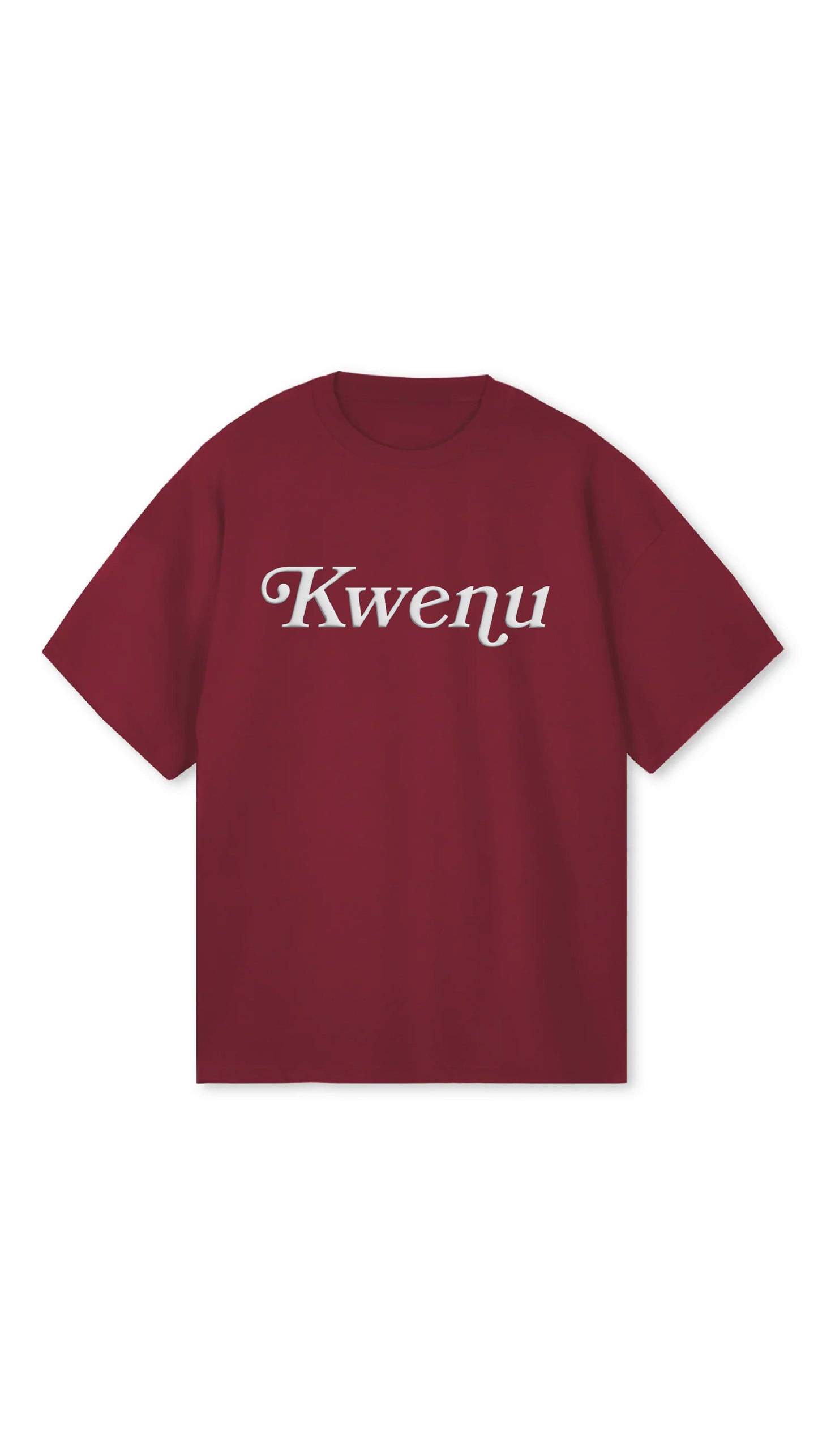 Kwenu Script T-shirt (Brg/Wht)