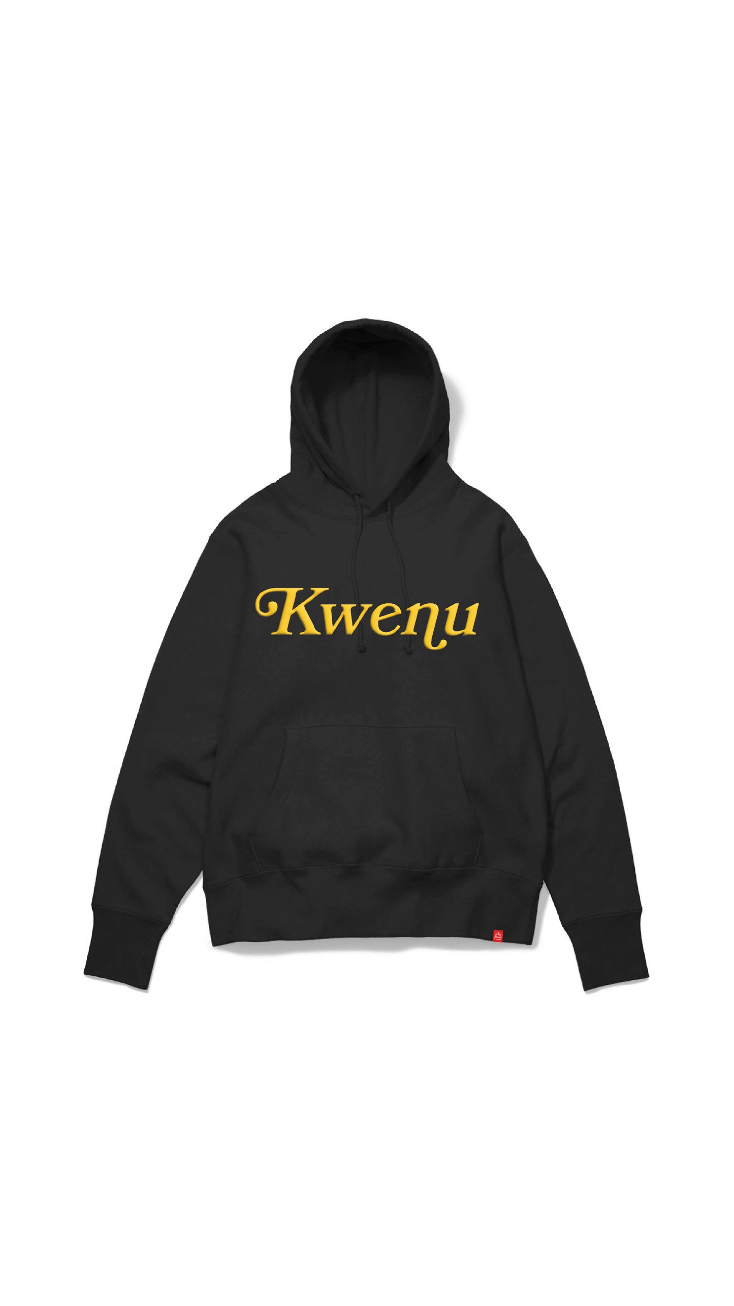 Kwenu Script Hoodie (Black/Gold)