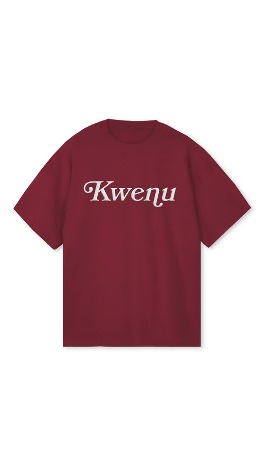 Kwenu Script T-shirt (Brg/Wht)
